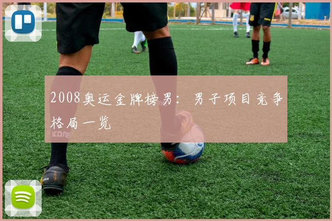 2008奥运金牌榜男:男子项目竞争格局一览